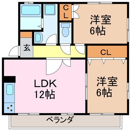 ジュネス砂田の物件間取画像